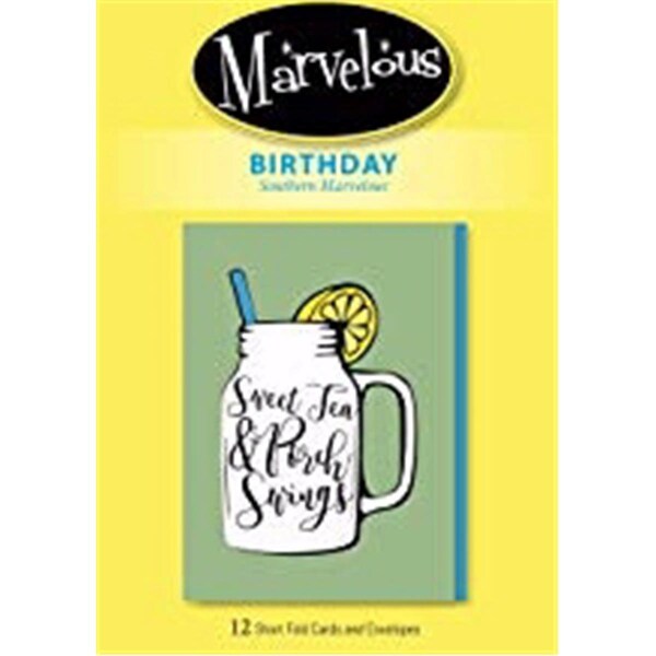 Giftgear Birthday New Marvelous No.168 Boxed Card, 12PK - GI3319764