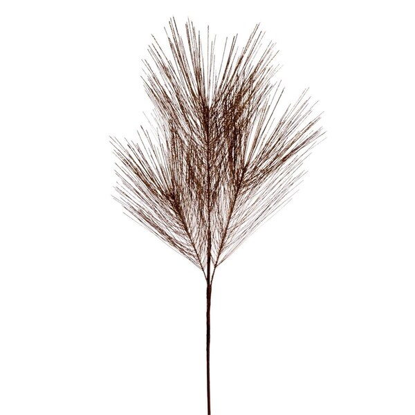 Vickerman 25 in. Metallic Pine Needle Spray, Gold, 2PK - EH212808