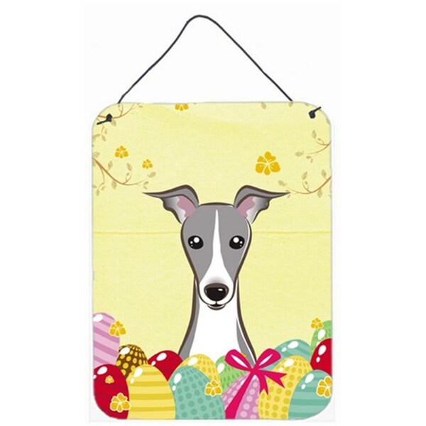 Carolines Treasures Italian Greyhound Easter Egg Hunt Wall or Door Hanging Prints - BB1918DS1216