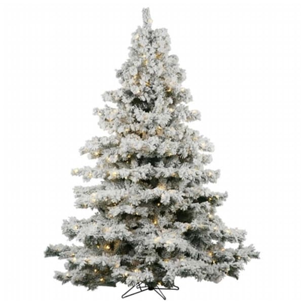 Vickerman 10 ft. x 82 in. Flkd Alaskan 1400WmWht LED - A806386LED