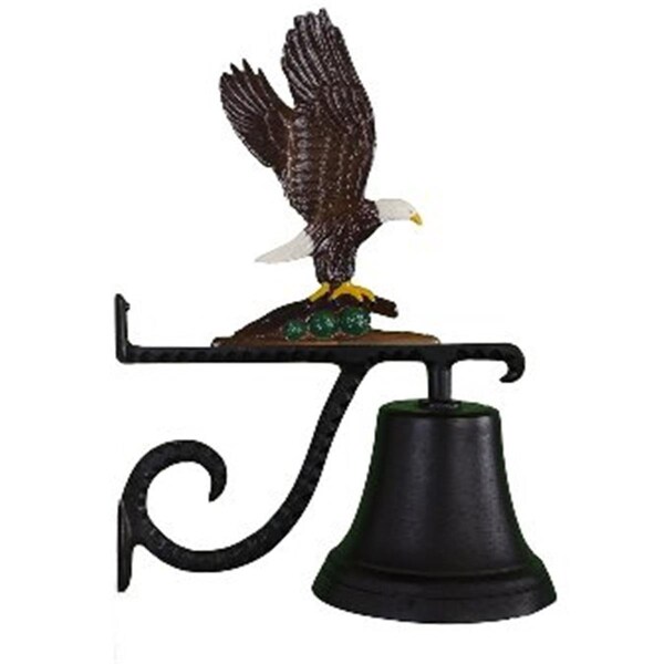 Swivel Cast Bell With Natural Color Eagle Ornament - SW846590