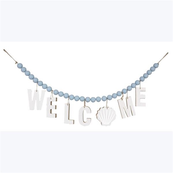 Youngs Wood & MDF Nautical Welcome Garland - 62119