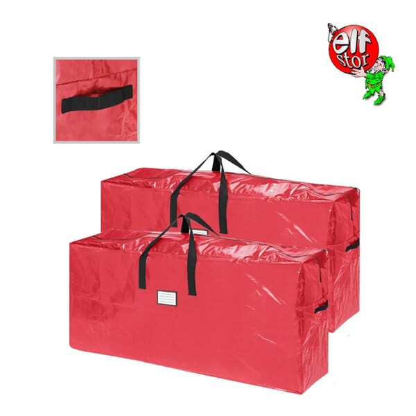 Propiedad 5070 Christmas Tree Bag Extra Large for Up to 9 ft. Red, 2PK - PR3870190