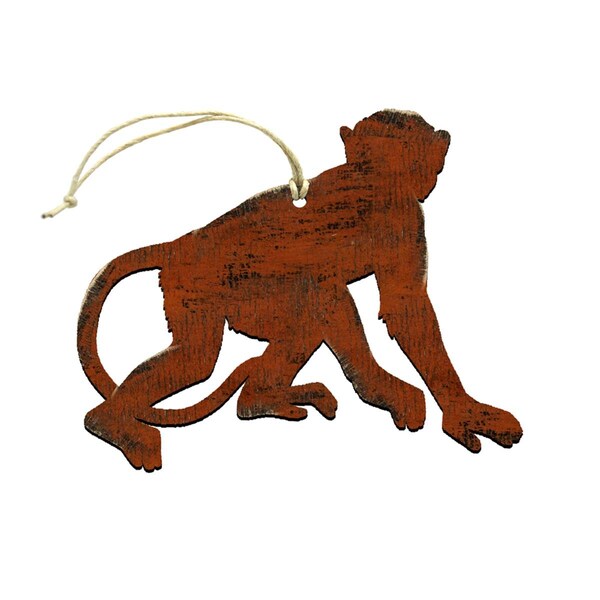 Instrumento Monkey Wooden Ornament - IN2977674