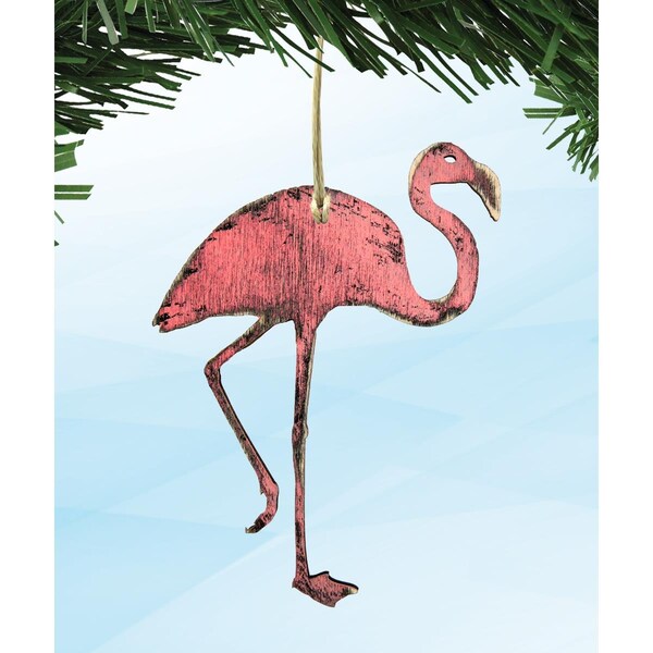 Instrumento Flamingo Wooden Ornament - IN2959955