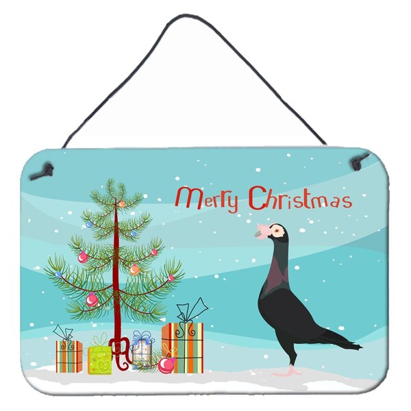 Carolines Treasures English Carrier Pigeon Christmas Wall or Door Hanging Prints - BB9312DS812