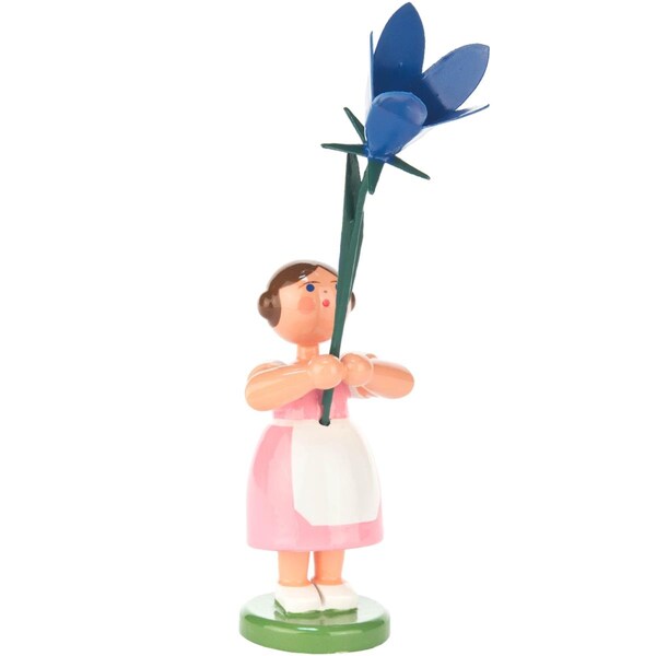Alexander Taron Dregeno Easter Ornament Pink Flower Girl - 013-2006
