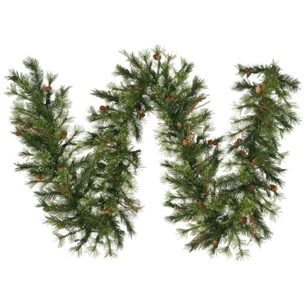 Vickerman 9 x 12 Mixed Country Pine Garland200T - A801712