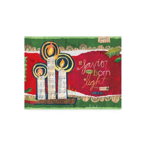 Trademark Fine Art Holli Conger 'Christmas Collage 2' Canvas Art, 14x19 - ALI47228-C1419GG