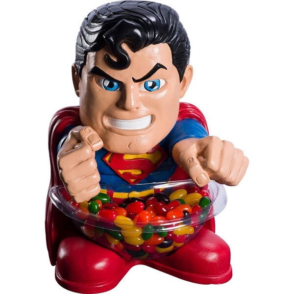 Rubies Costumes Rubies  Halloween 14.5 in. Superman Candy Bowl - Nominal Size - 278530