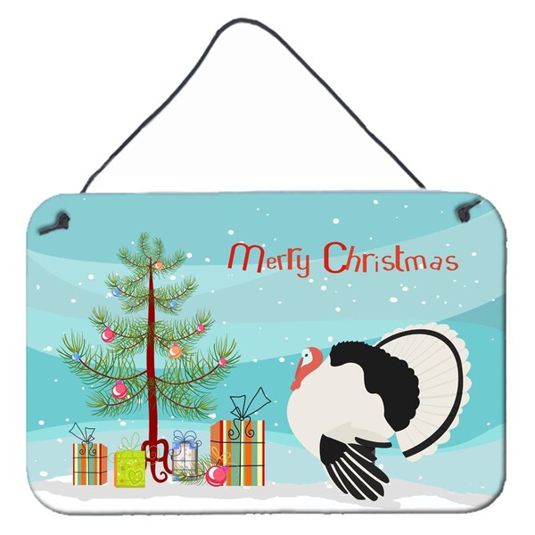Carolines Treasures Royal Palm Turkey Christmas Wall or Door Hanging Prints - BB9355DS812