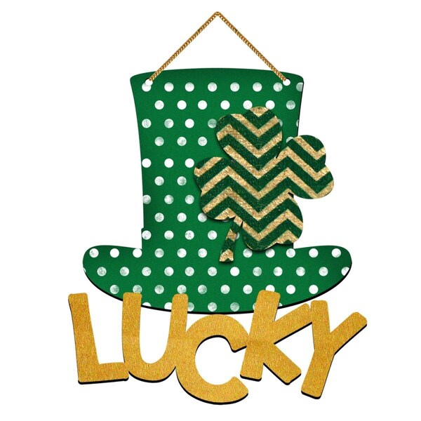 Instrumento Lucky Hat Wooden Ornament - IN2966618