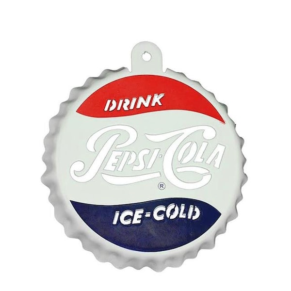 Northlight Seasonal Northlight Seasonal 31757709 Classic Pepsi-Cola Bottle Cap Logo Cut-Out Christmas Ornament - 31757709