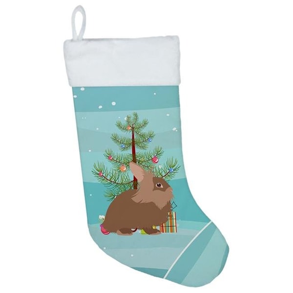 Carolines Treasures Carolines Treasures BB9327CS Lionhead Rabbit Christmas Christmas Stocking - BB9327CS