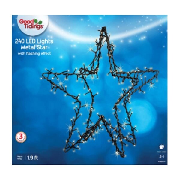 Illumax China Ltd 1.9 ft. 3D LED Flashing Effect Lighted Metal Star - G48 9957613X