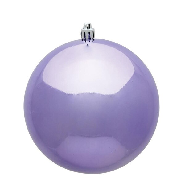 Vickerman 2.4 in. Lavender Shiny UV Christmas Ornament Ball, 24PK - N590686DSV