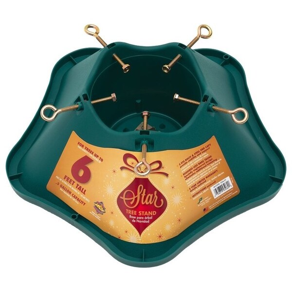 National Holidays Natural Tree Stand, Plastic, Green - 506-ST