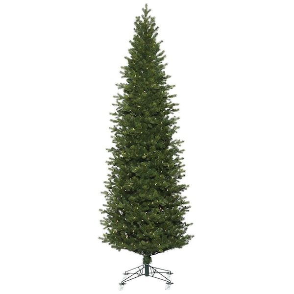 Vickerman 7.5 ft. x 38 in. Eagle Frasier Christmas Tree with 550 Warm White Dura Light - Green - G170176LED