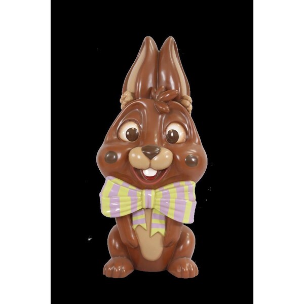 Queens Of Christmas Five Easter Chocloate Bunny Figurine - EST-CHO-BNNY
