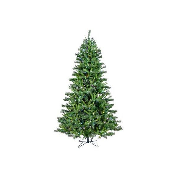 Almo Fulfillment Services Christmas Time Artificial Christmas Tree - 6.5 Ft. Norway Pine - Multi LED Lights - CT-NP065-ML