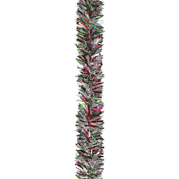 Holiday Trims Holiday Garland, 10 ft L, Green/Red - 3581430