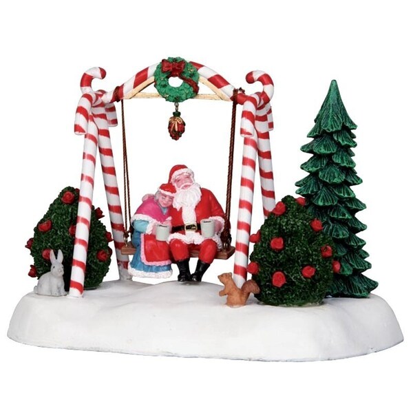 Lic Ltd Santa Swing, Santa's Wonderland, Polyresin - 24479