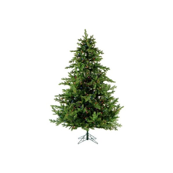 Almo Fulfillment Services Fraser Hill Farm Artificial Christmas Tree - 9 Ft. Foxtail Pine - Multi-Color LED String Lighting - FFFX090-6GR