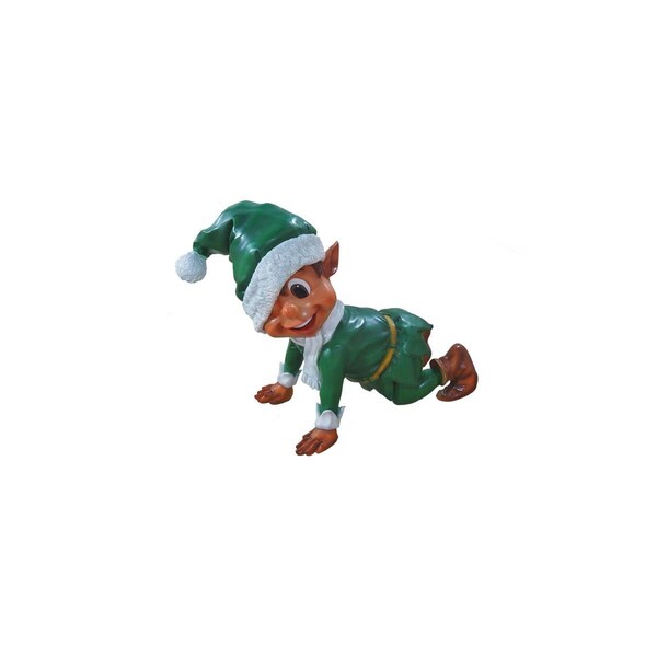 Queens Of Christmas 28 in. Santa Elf Crawling - WL-ELF-CRWL-28