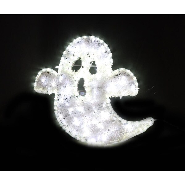 Queens Of Christmas LED Ghost Motif - WL-MTNF-HWN-GHOST