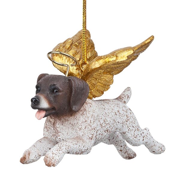 Design Toscano Honor the Pooch: Pointer Holiday Dog Angel Ornament - JH170736