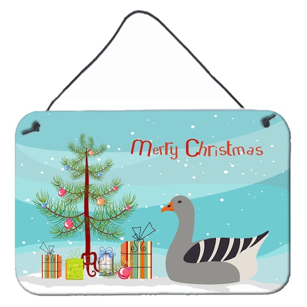 Carolines Treasures Pilgrim Goose Christmas Wall or Door Hanging Prints - BB9260DS812
