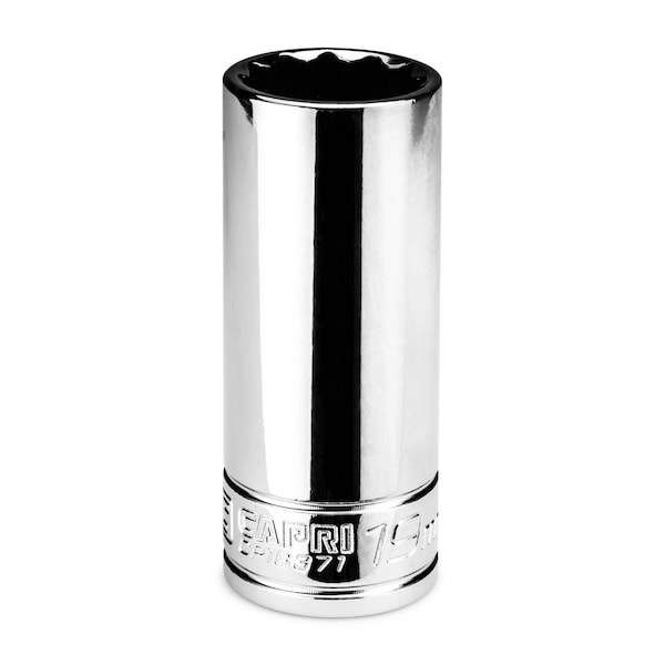 Capri Tools 3/8 in Drive 19 mm 12-Point Metric Deep Socket - CP16371