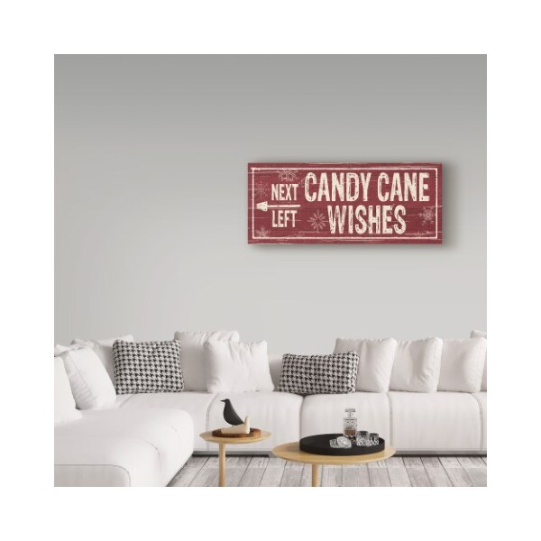 Trademark Fine Art Pela Studio 'Christmas Signs VI' Canvas Art, 10x24 - WAP03536-C1024GG