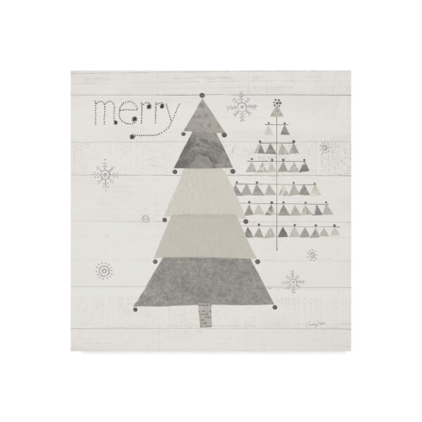 Trademark Fine Art Courtney Prahl 'Christmas Patchwork I Neutral' Canvas Art, 24x24 - WAP08809-C2424GG