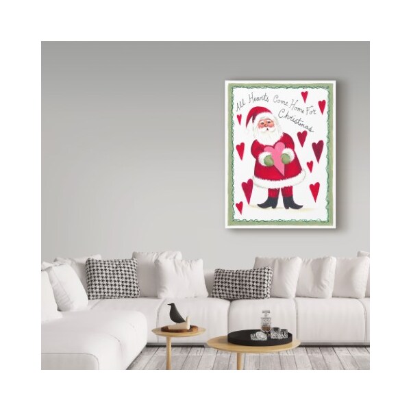 Trademark Fine Art Beverly Johnston 'All Hearts Come Home For Christmas' Canvas Art, 35x47 - ALI40185-C3547GG