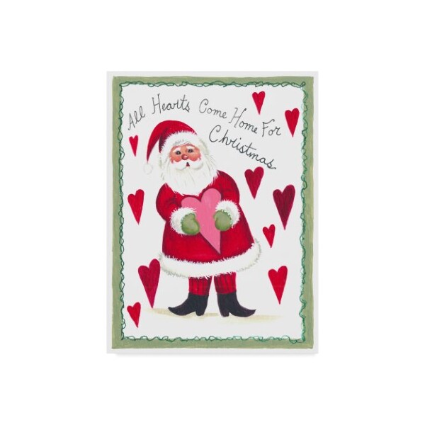 Trademark Fine Art Beverly Johnston 'All Hearts Come Home For Christmas' Canvas Art, 35x47 - ALI40185-C3547GG
