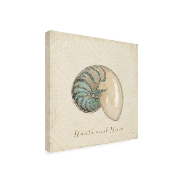 Trademark Fine Art Emily Adams 'Beach Treasures III Christmas' Canvas Art, 14x14 - WAP11447-C1414GG