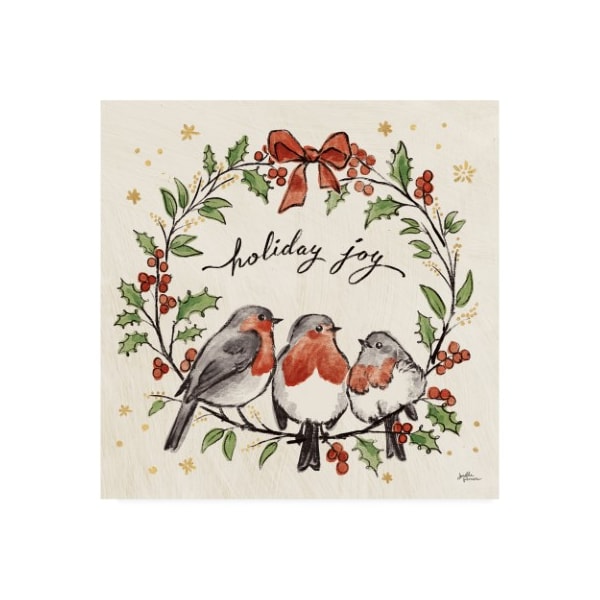 Trademark Fine Art Janelle Penner 'Christmas Lovebirds Iv' Canvas Art, 35x35 - WAP10010-C3535GG