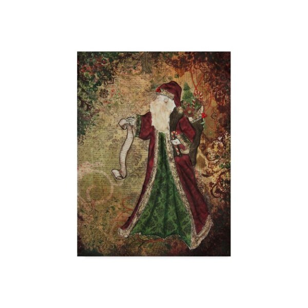 Trademark Fine Art Janelle Nichol 'Father Christmas' Canvas Art, 14x19 - ALI36457-C1419GG