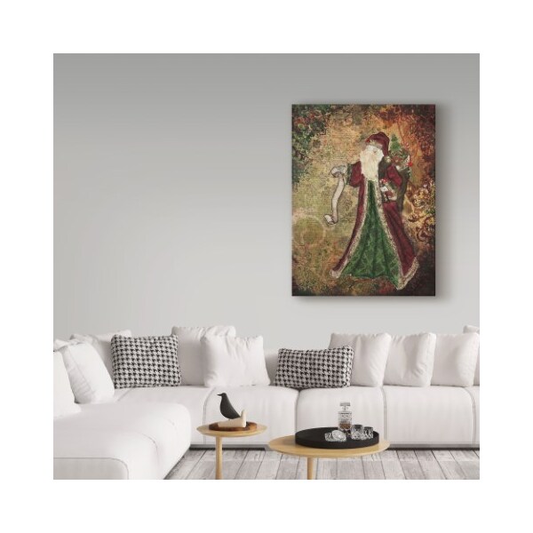 Trademark Fine Art Janelle Nichol 'Father Christmas' Canvas Art, 14x19 - ALI36457-C1419GG