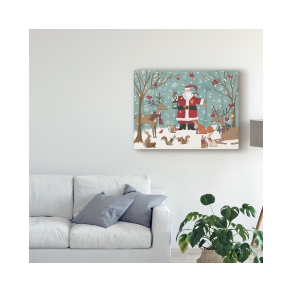 Trademark Fine Art Anne Tavoletti 'Woodland Christmas Vi' Canvas Art, 18x24 - WAP08795-C1824GG