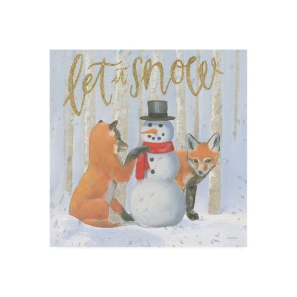 Trademark Fine Art Emily Adams 'Christmas Critters Bright III' Canvas Art, 24x24 - WAP11588-C2424GG