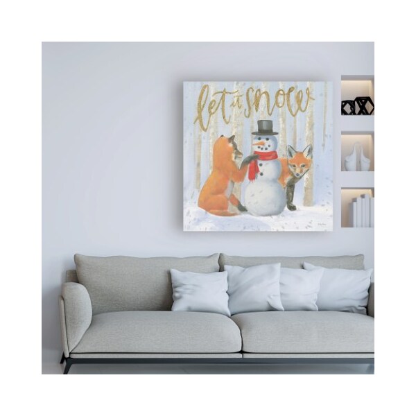 Trademark Fine Art Emily Adams 'Christmas Critters Bright III' Canvas Art, 24x24 - WAP11588-C2424GG