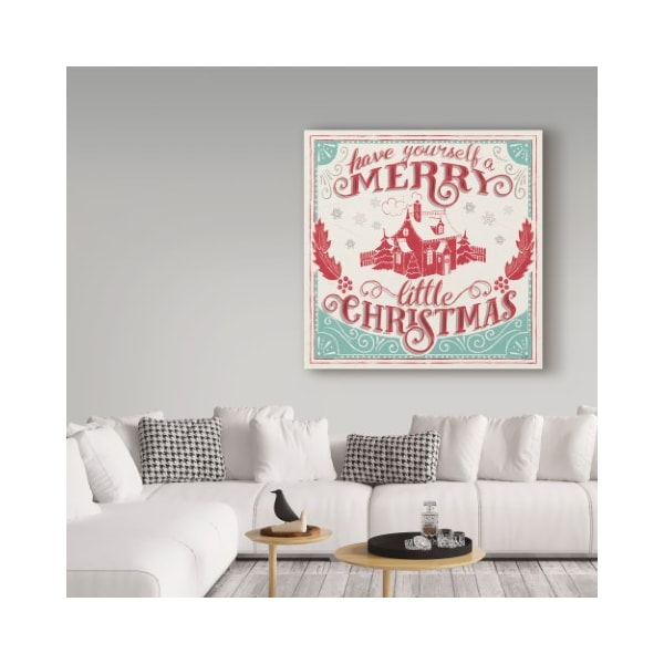 Trademark Fine Art Janelle Penner 'Merry Little Christmas V' Canvas Art, 18x18 - WAP03489-C1818GG