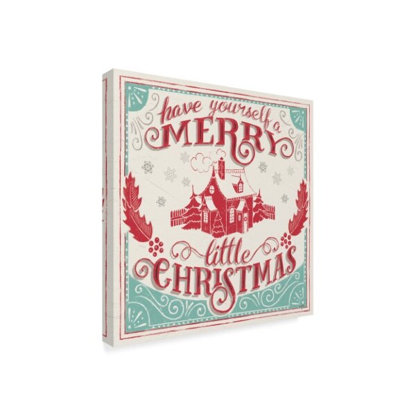 Trademark Fine Art Janelle Penner 'Merry Little Christmas V' Canvas Art, 18x18 - WAP03489-C1818GG