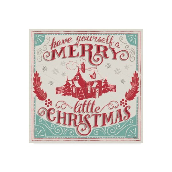Trademark Fine Art Janelle Penner 'Merry Little Christmas V' Canvas Art, 18x18 - WAP03489-C1818GG