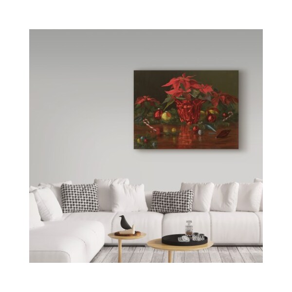 Trademark Fine Art Christopher Pierce 'A Christmas Table' Canvas Art, 18x24 - ALI41568-C1824GG