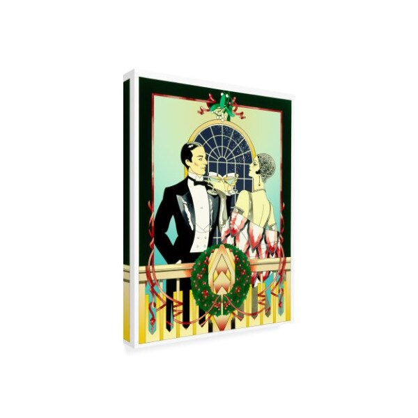 Trademark Fine Art David Chestnutt 'Christmas Toast' Canvas Art, 14x19 - ALI46700-C1419GG