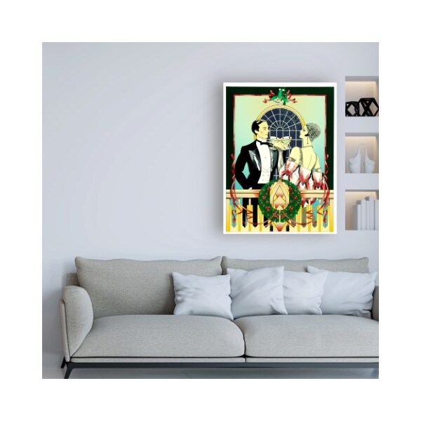 Trademark Fine Art David Chestnutt 'Christmas Toast' Canvas Art, 14x19 - ALI46700-C1419GG