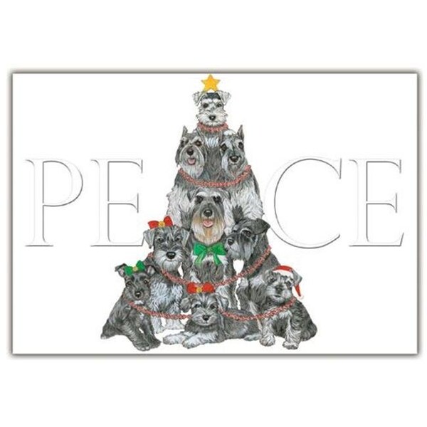 Pipsqueak Productions Pipsqueak Productions C565 Schnauzer Holiday Boxed Cards - C565